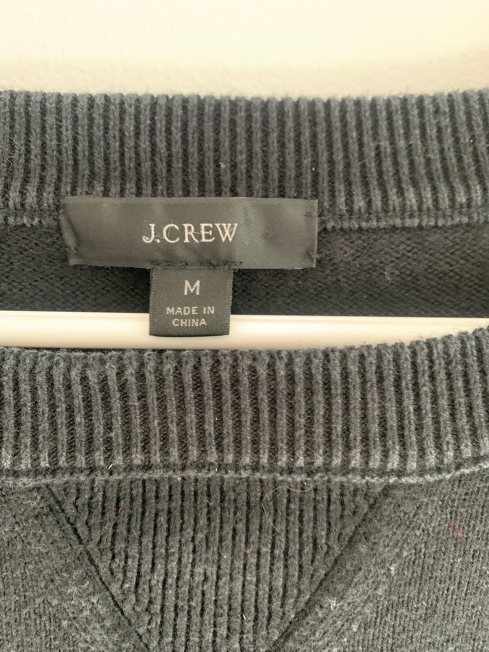 J. CREW Black Women's Scoop Crewneck Sweater - Picture 2 of 3